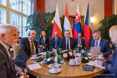 Wisła. Spotkanie Prezydentów Państw Grupy Wyszehradzkiej
