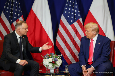 Spotkanie Andrzeja Dudy z Donaldem Trumpem