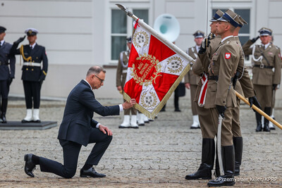 Pożegnanie Prezydenta RP Andrzeja Dudy z Siłami Zbrojnymi