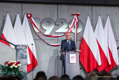 Szef BBN na otwarciu Muzeum Bitwy Warszawskiej 1920 r. w Ossowie