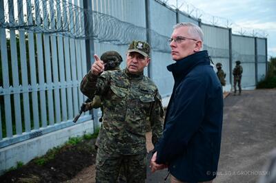 Wizyta Szefa BBN na granicy polsko-białoruskiej