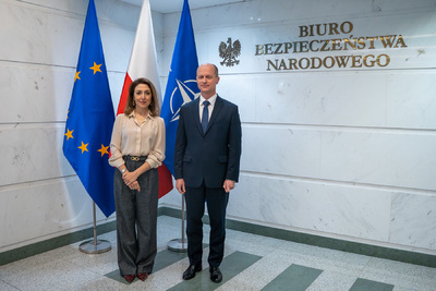 Spotkanie Zastępcy Szefa BBN z Ambasador Azerbejdżanu
