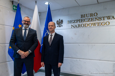 Spotkanie Zastępcy Szefa BBN z Ambasadorem Szwajcarii