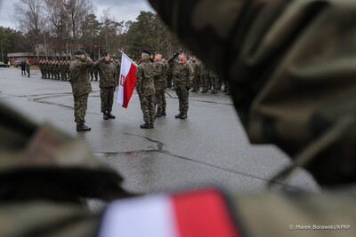 Ādaži. Spotkanie z żołnierzami PKW Łotwa