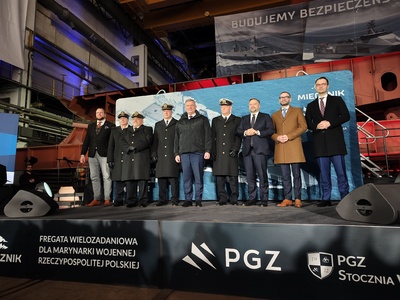 List Szefa BBN do uczestników uroczystości położenia stępki pod fregatę ORP „Burza”