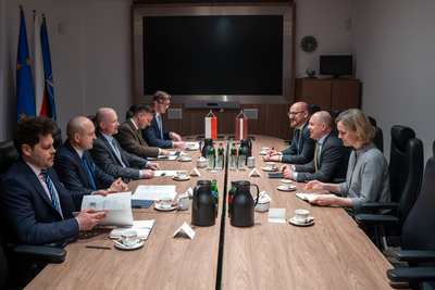 Spotkanie Zastępcy Szefa BBN z Dyrektorem Generalnym MSZ Łotwy