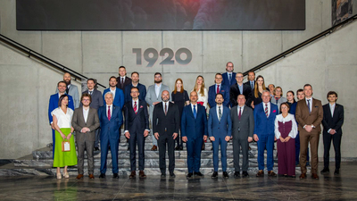 Gen. bryg. rez. Mirosław Bryś na gali wręczenia nagród w Konsursie Alioth