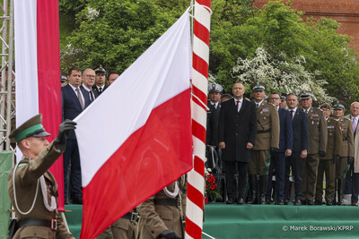 Prezydent: Zawsze będę stał murem za mundurem Straży Granicznej