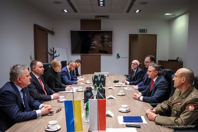 Spotkanie ministra Bartosza Grodeckiego z Szefem Kancelarii Prezydenta Ukrainy