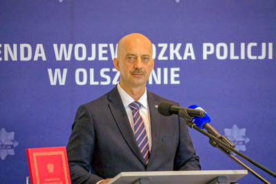 List Prezydenta z okazji ślubowania nowo przyjętych funkcjonariuszy Policji
