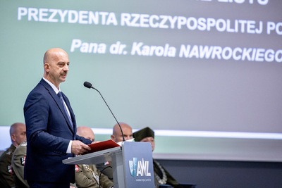 List Prezydenta RP z okazji inauguracji roku akademickiego na Akademii Wojsk Lądowych