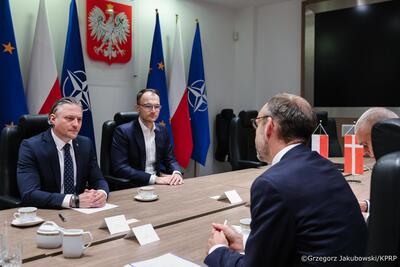 Szef BBN i Ambasador Danii o współpracy regionalnej, obecnych zagrożeniach ze strony Rosji oraz roli Morza Bałtyckiego w aktualnej sytuacji międzynarodowej