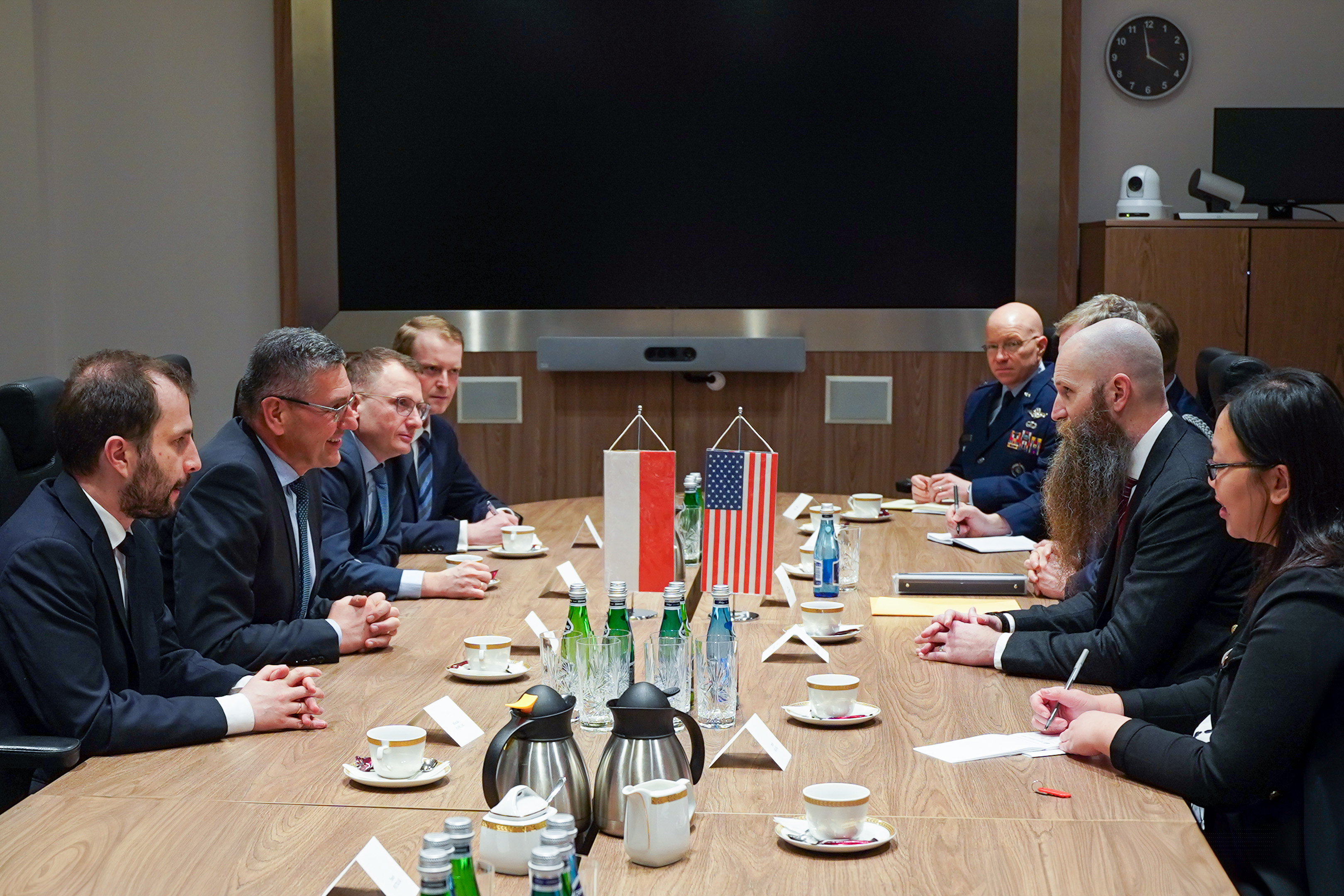Minister Łukowski spotkał się z przedstawicielem Departamentu Stanu USA ds. polityczno-wojskowych